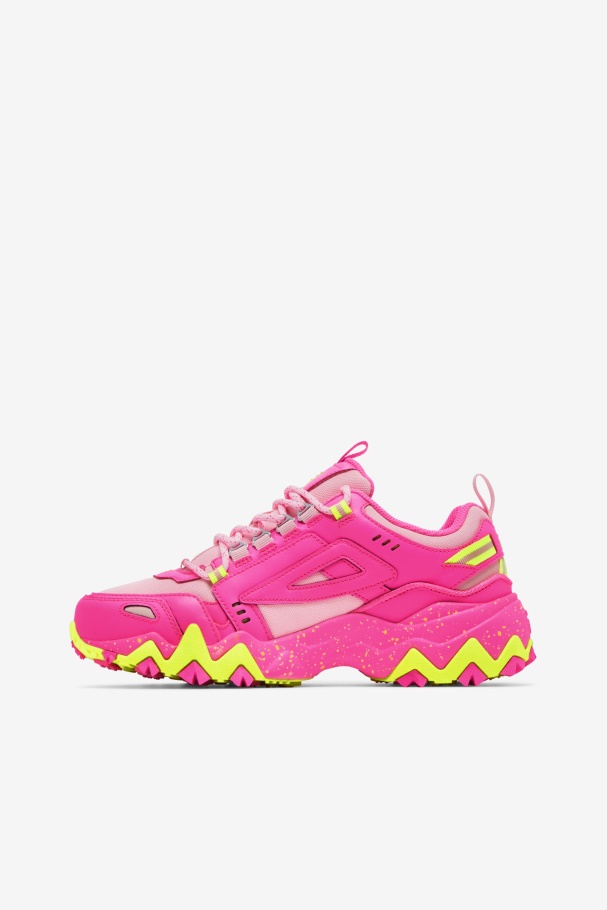 Feminino Oakmont Tr Rosa/amêndoa/amarelo Fila