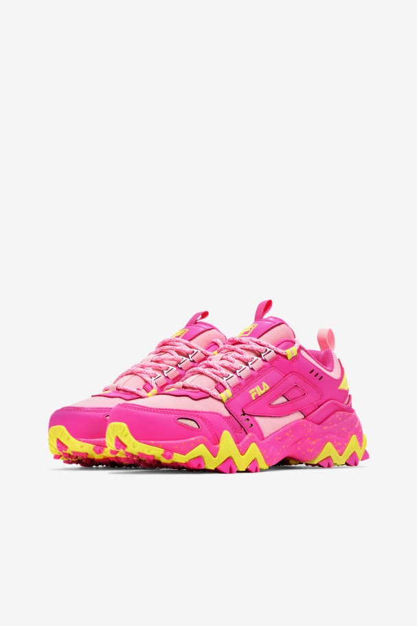 Feminino Oakmont Tr Rosa/amêndoa/amarelo Fila
