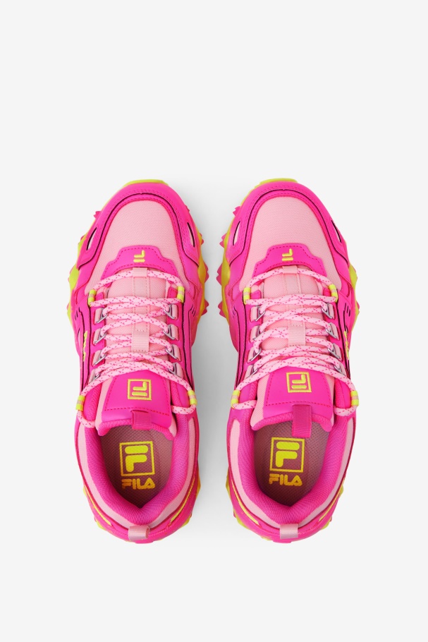 Feminino Oakmont Tr Rosa/amêndoa/amarelo Fila