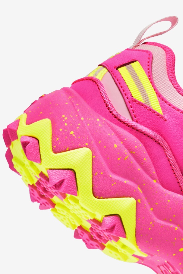 Feminino Oakmont Tr Rosa/amêndoa/amarelo Fila