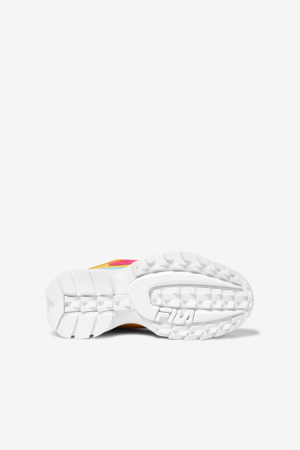 Fila Big Kids\ Disruptor 2 Premium Limão/diva Rosa/anchova