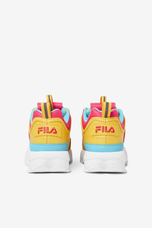 Fila Big Kids\ Disruptor 2 Premium Limão/diva Rosa/anchova