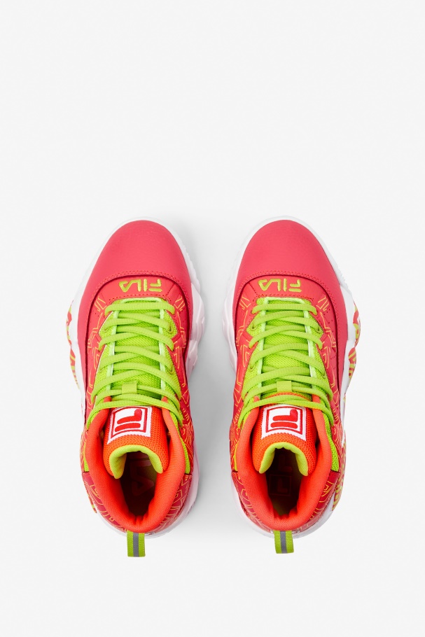Fila Big Kids\ Mb Fiery Coral/white/lime Punch