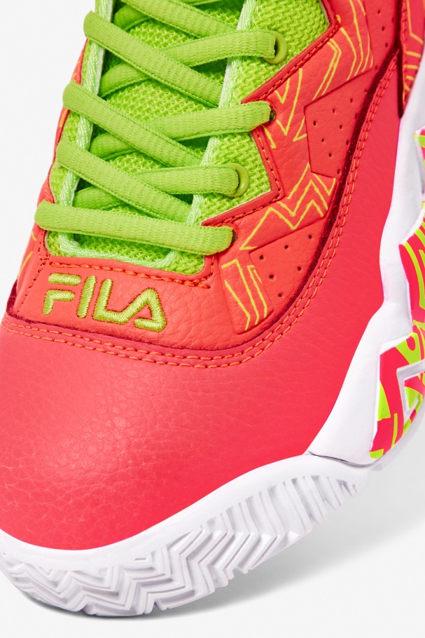 Fila Big Kids\ Mb Fiery Coral/white/lime Punch