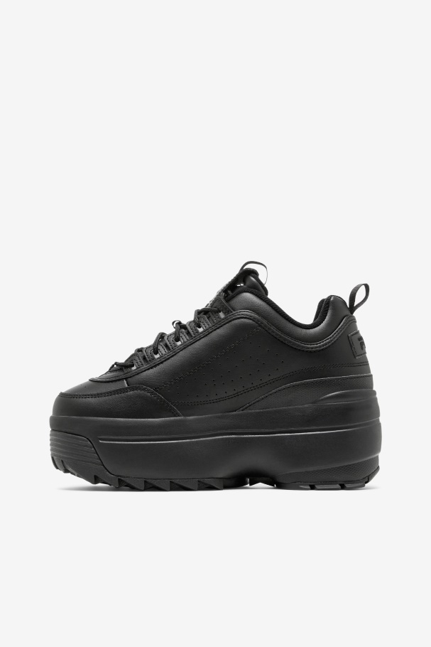 Fila Black Women\s Disruptor 2 Wedge