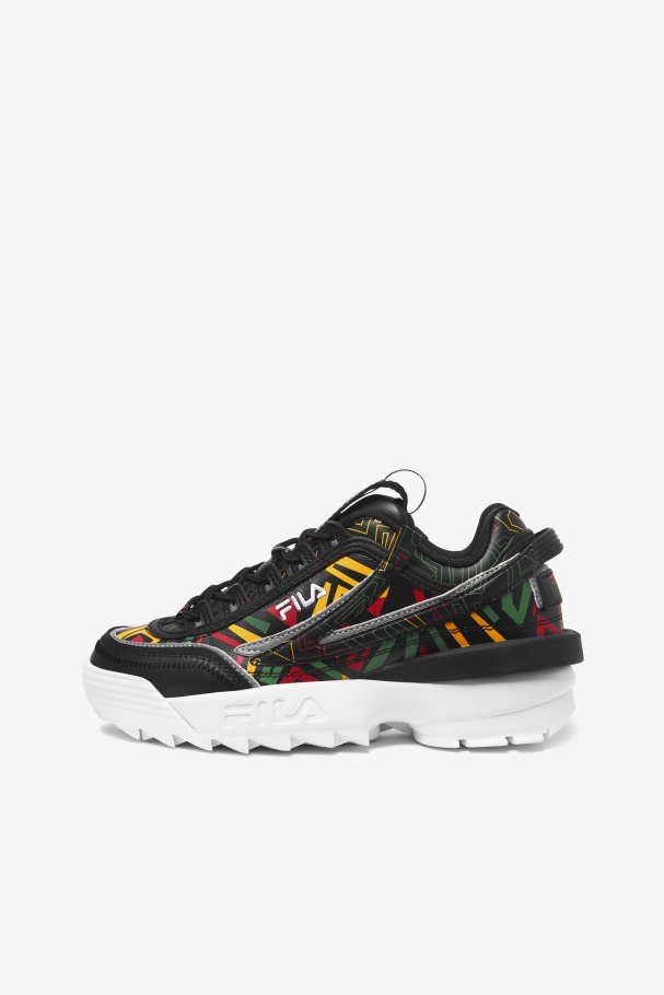 Fila Black/jelly Bean/limão Disruptor Feminino 2 Exp
