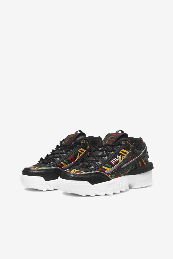 Fila Black/jelly Bean/limão Disruptor Feminino 2 Exp