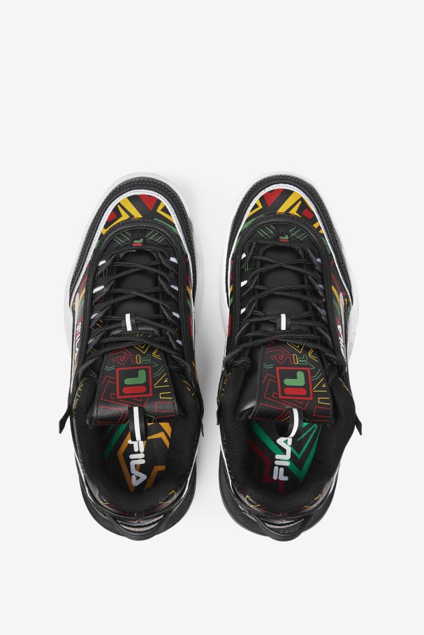 Fila Black/jelly Bean/limão Disruptor Feminino 2 Exp