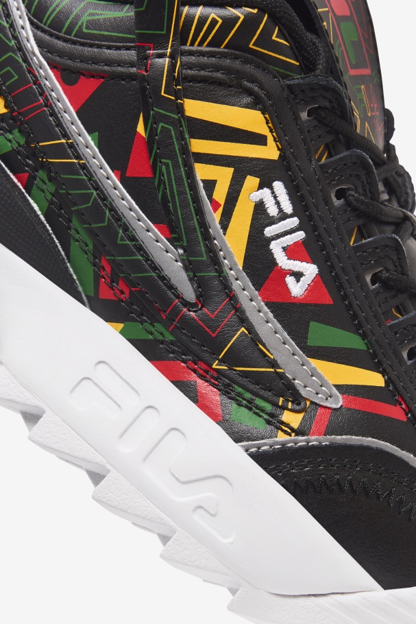 Fila Black/jelly Bean/limão Disruptor Feminino 2 Exp