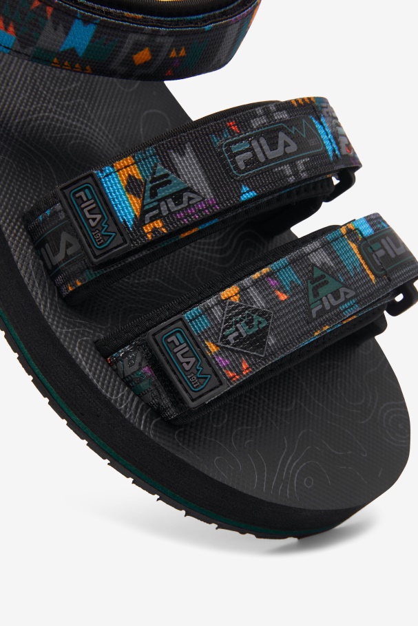 Fila Black/june Bug/saffron Men\s Drifter Dns