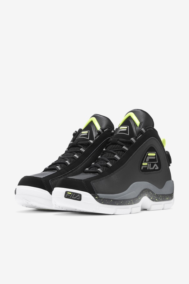 Fila Black/sunny Lime/castlerock Men\s Grant Hill 2