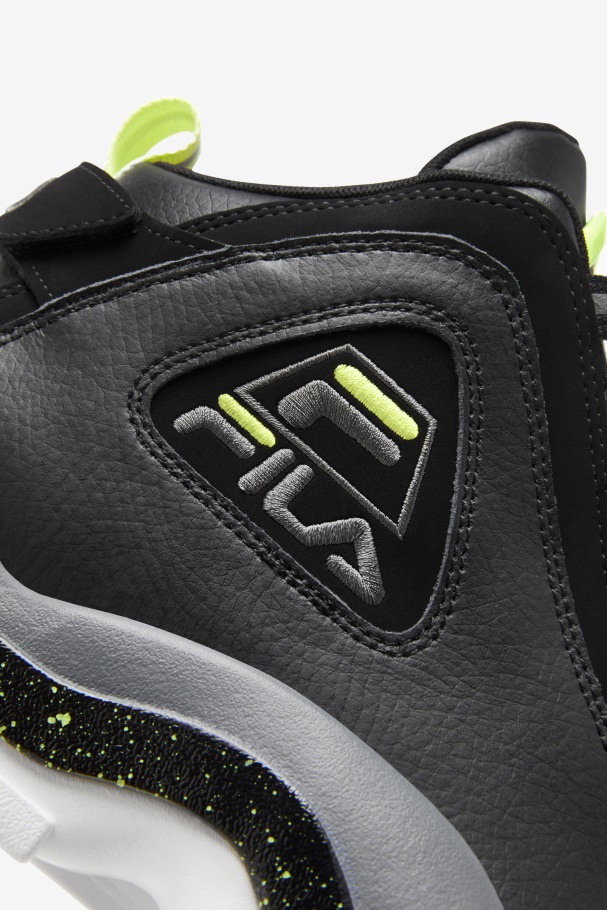 Fila Black/sunny Lime/castlerock Men\s Grant Hill 2