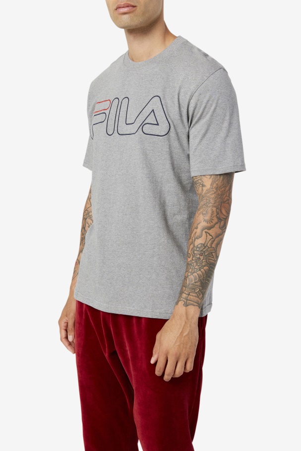 Fila Borough Tee Urze/marinho/vermelho