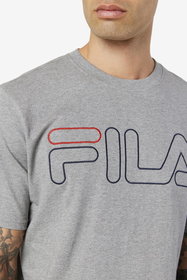 Fila Borough Tee Urze/marinho/vermelho