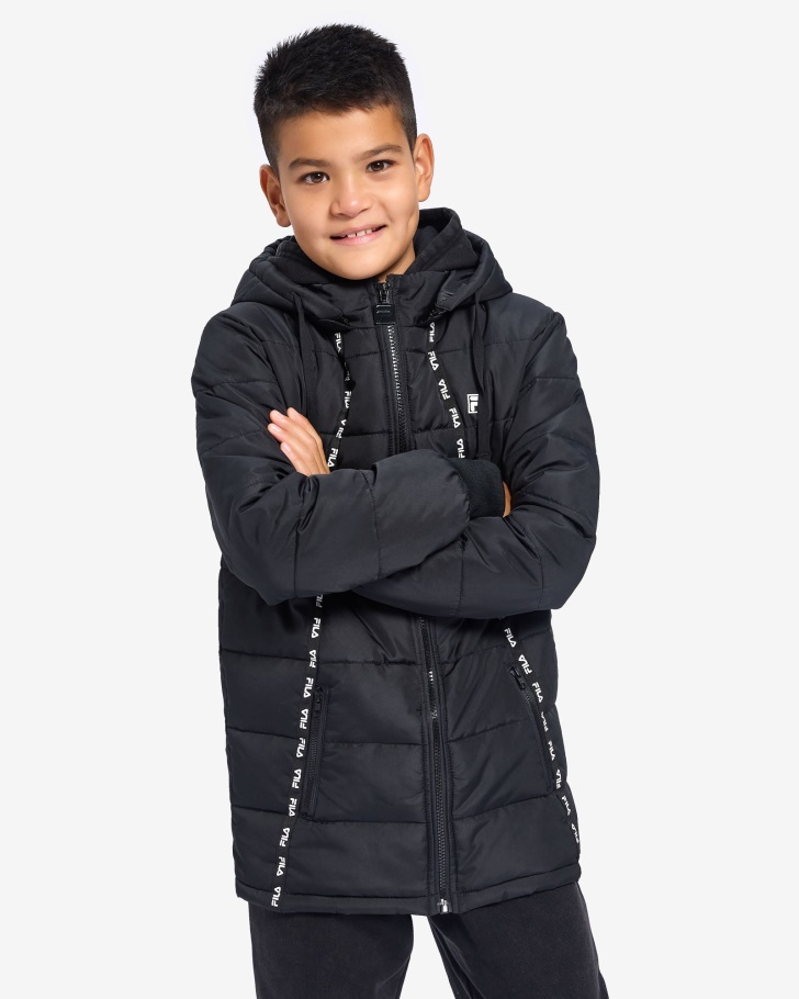 Fila Boys Max Jaqueta Puff Preta