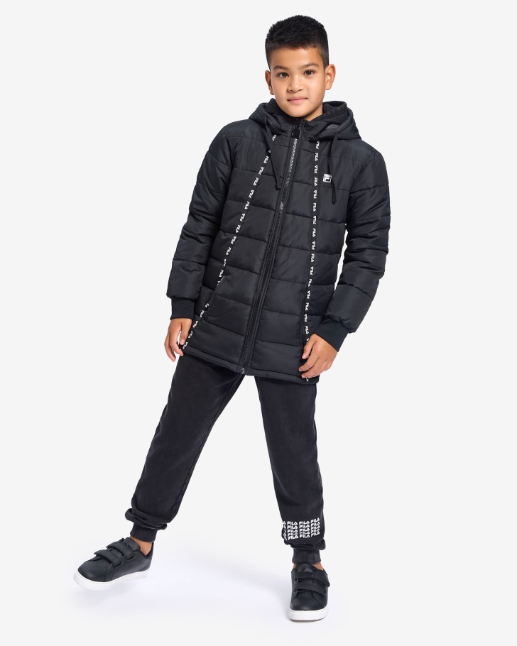 Fila Boys Max Jaqueta Puff Preta