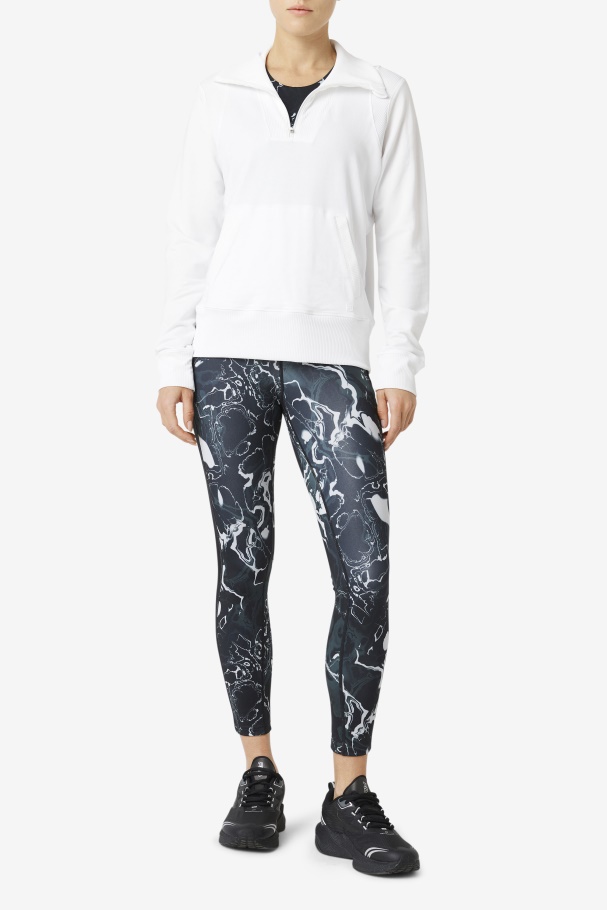 Fila Branco Fi-lux Meio Zíper