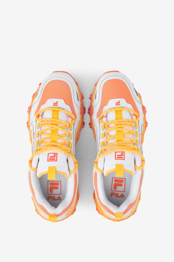 Fila Branco/laranja/laranja Feminino Oakmont Tr
