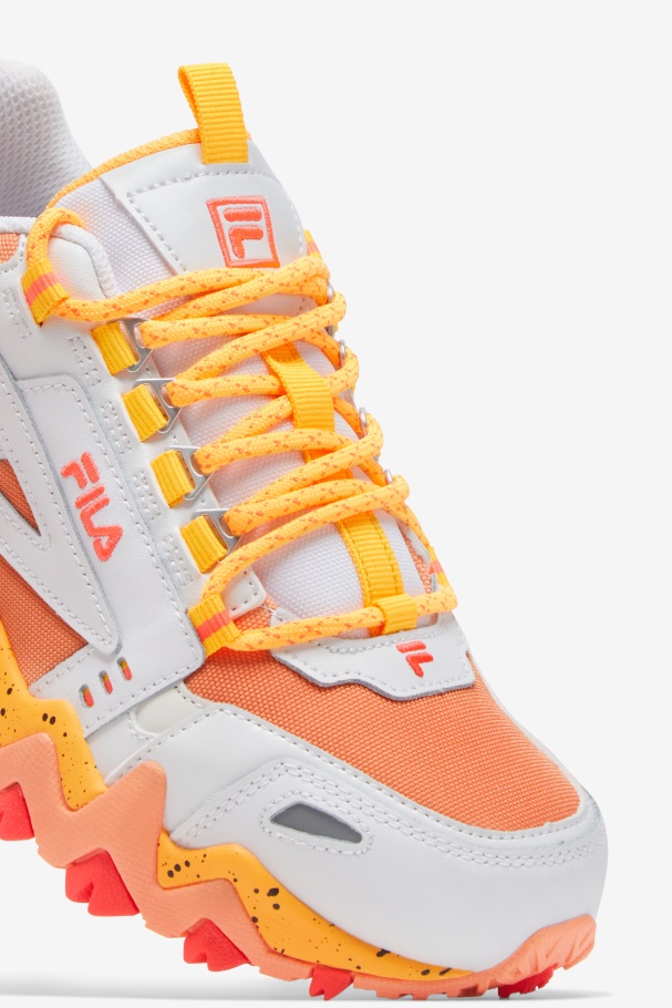 Fila Branco/laranja/laranja Feminino Oakmont Tr