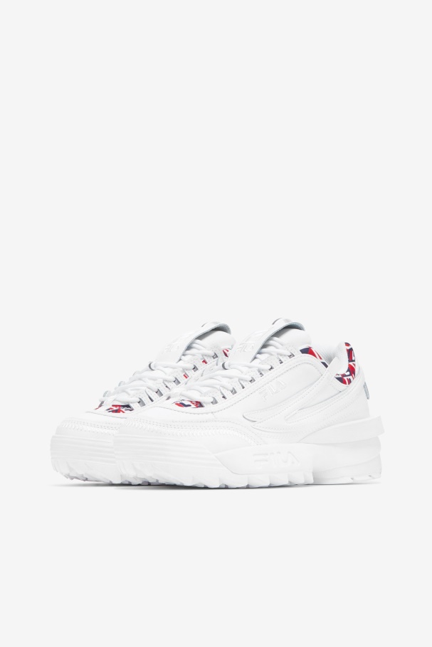Fila Branco/marinho/vermelho Disruptor Feminino 2 Exp Cúbico