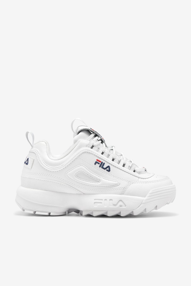 Fila Branco/marinho/vermelho Disruptor Masculino 2 Premium
