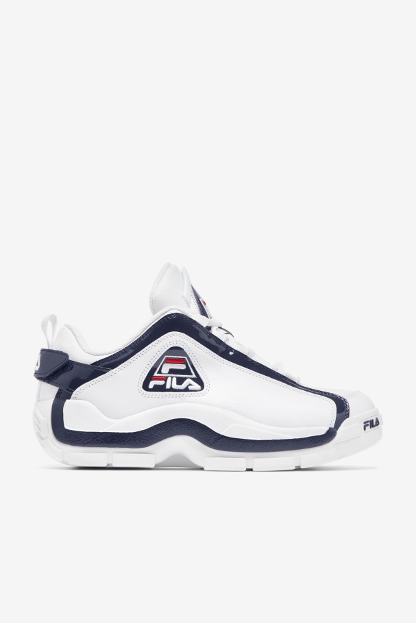 Fila Branco/marinho/vermelho Grant Hill 2 Baixo X 2pac 96 Reedição