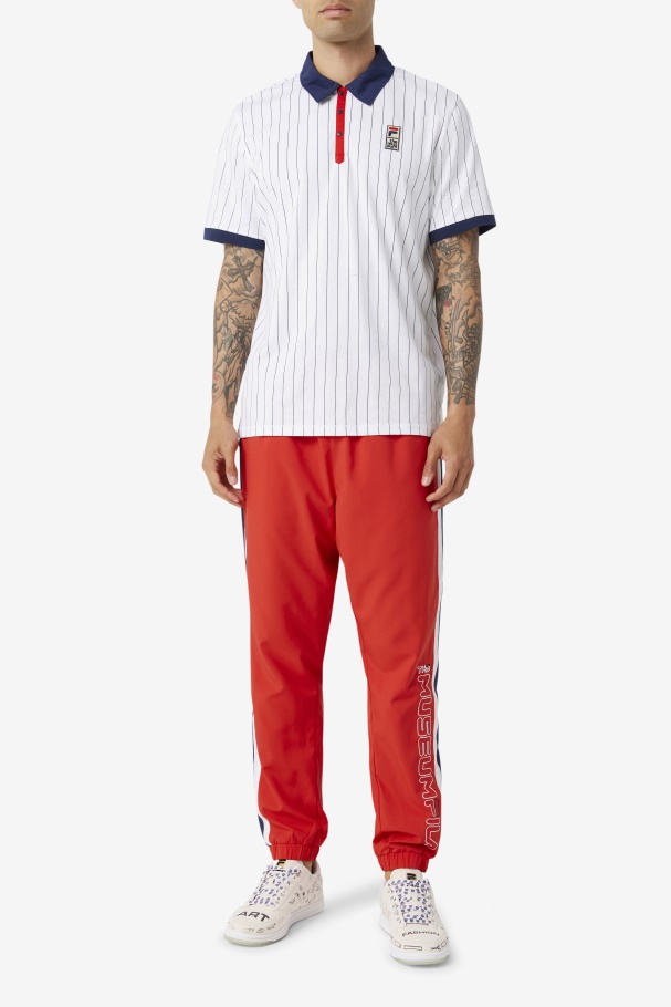 Fila Branco/pavão/vermelho Fila X The Museum Bb1 Polo