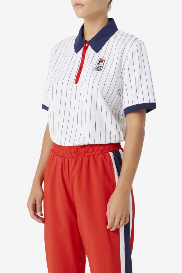 Fila Branco/pavão/vermelho Fila X The Museum Bb1 Polo