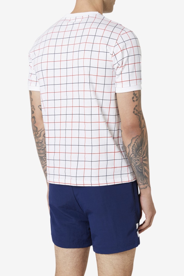 Fila Branco/vermelho/marinha Casbian Crew