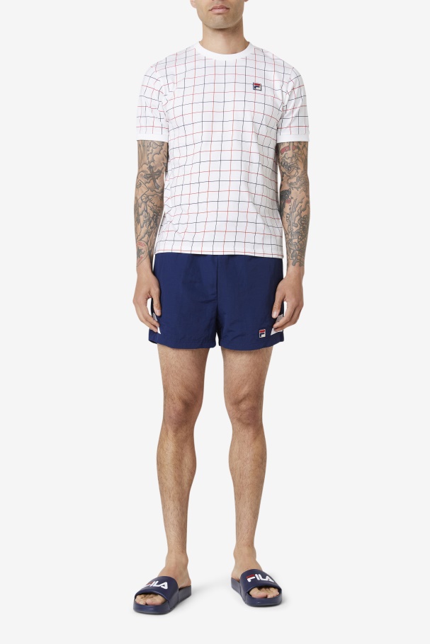 Fila Branco/vermelho/marinha Casbian Crew