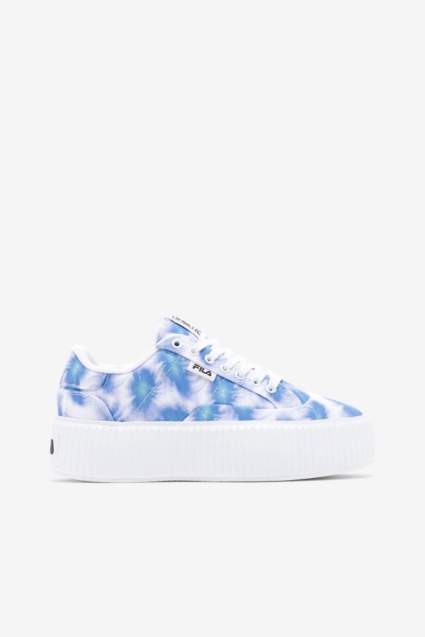 Fila Brilhante Cobalto/azul Tempestade/branco Sobressola Sandblast Feminina Tie Dye