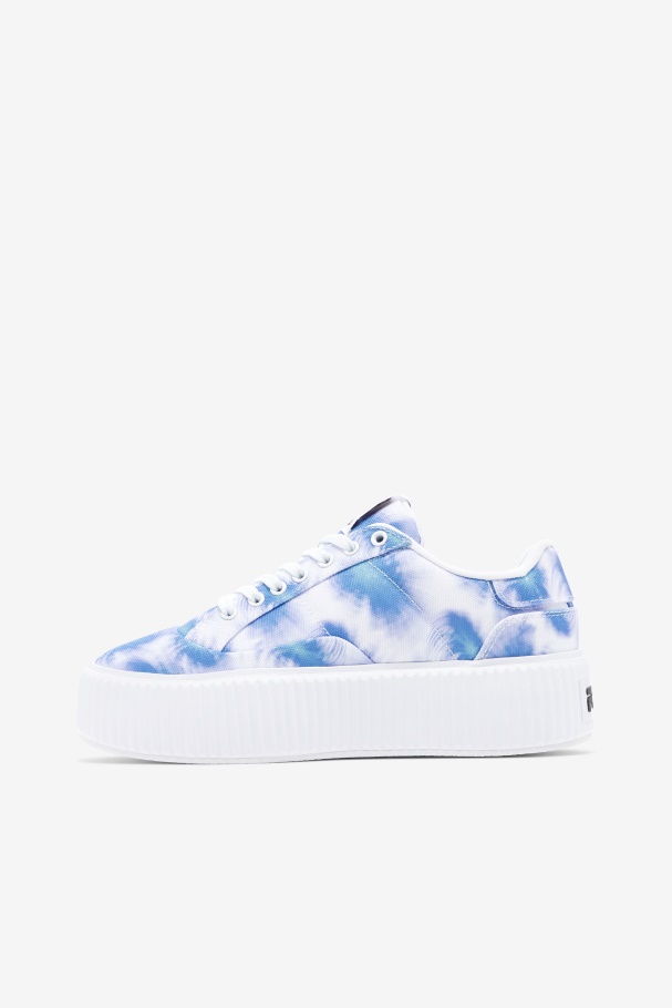 Fila Brilhante Cobalto/azul Tempestade/branco Sobressola Sandblast Feminina Tie Dye