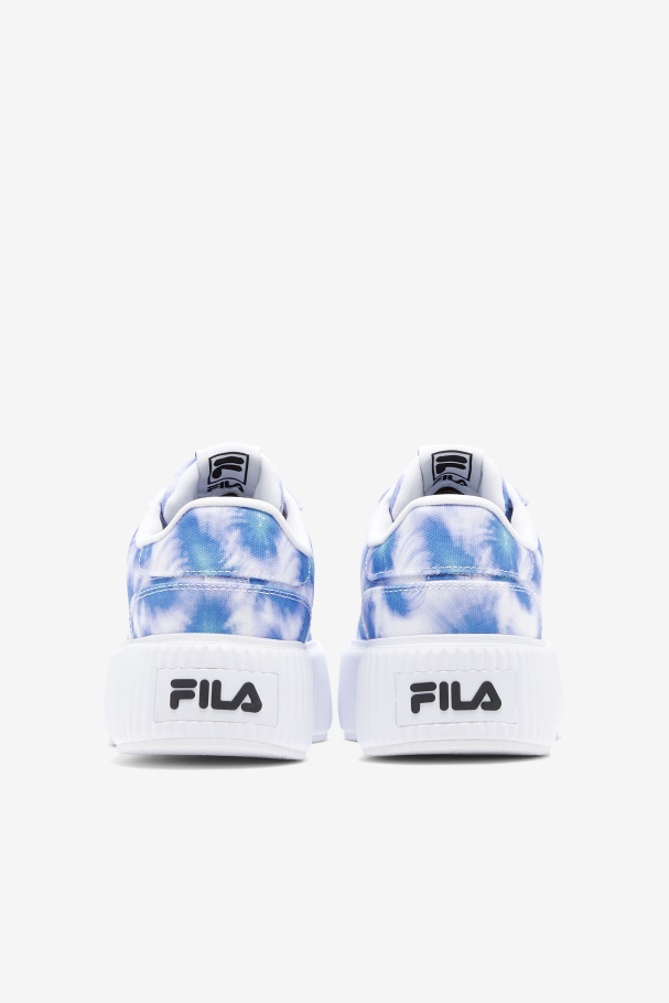 Fila Brilhante Cobalto/azul Tempestade/branco Sobressola Sandblast Feminina Tie Dye