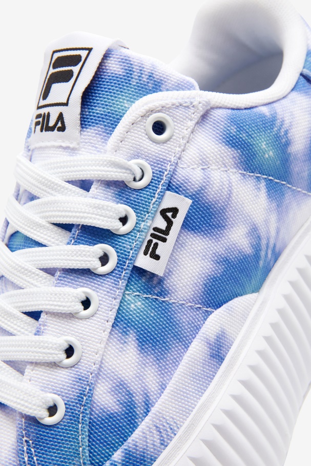 Fila Brilhante Cobalto/azul Tempestade/branco Sobressola Sandblast Feminina Tie Dye