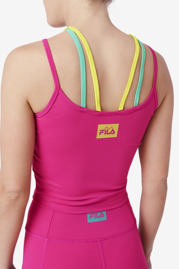 Fila Cecillia Strappy Tank Festival Fúcsia