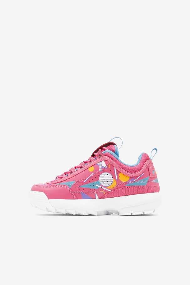 Fila Chiclete/azul/branco Disruptor Infantil 2 Premium