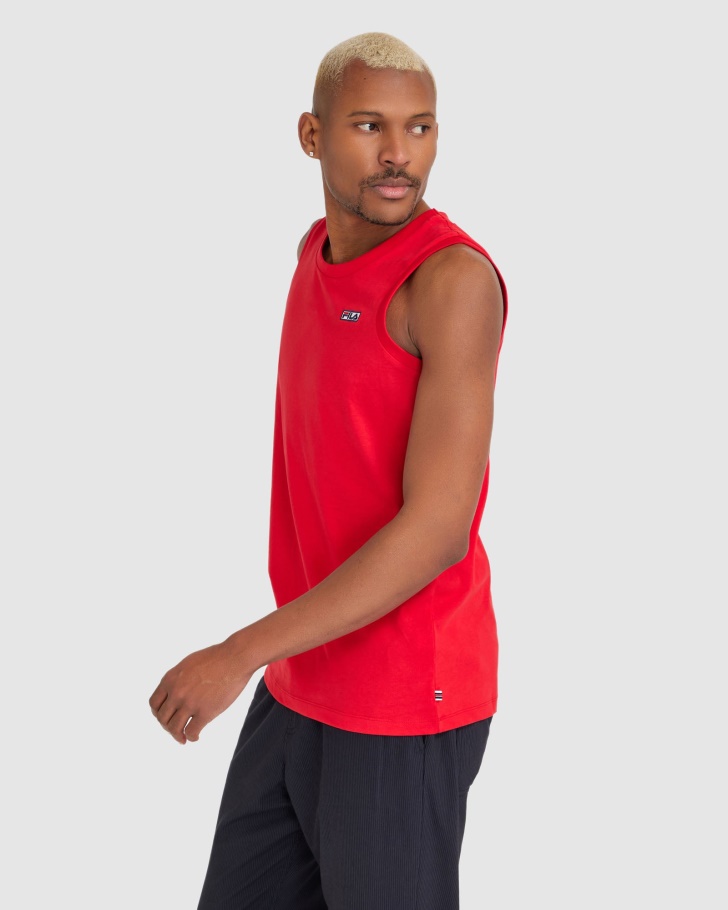 Fila Cian Tank Vermelho Para Homem