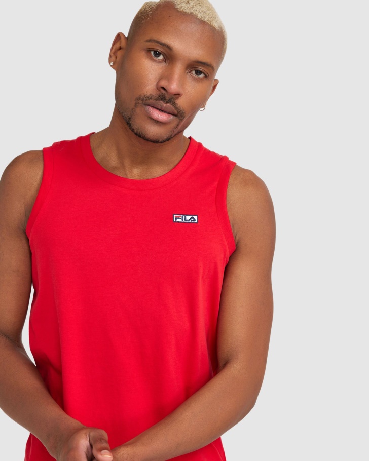Fila Cian Tank Vermelho Para Homem