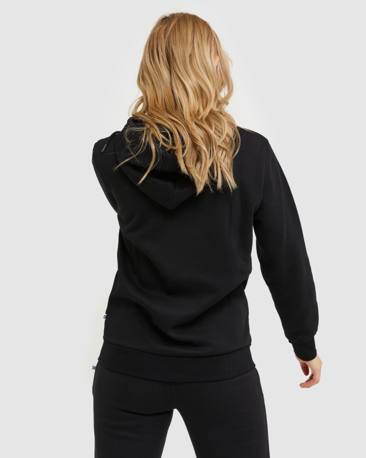 Fila Clássica Jaqueta Unissex Com Zíper Preto