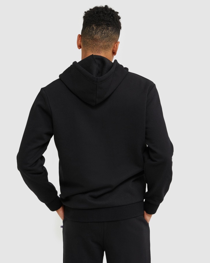 Fila Clássica Jaqueta Unissex Com Zíper Preto