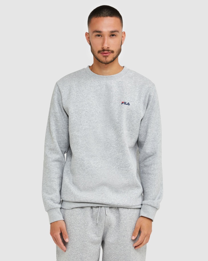 Fila Clássico Unissex Tripulação 2 Prata Marle