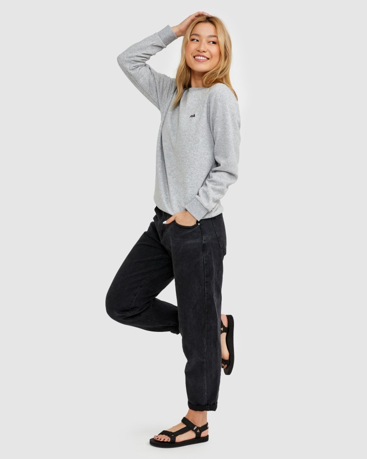 Fila Clássico Unissex Tripulação 2 Prata Marle