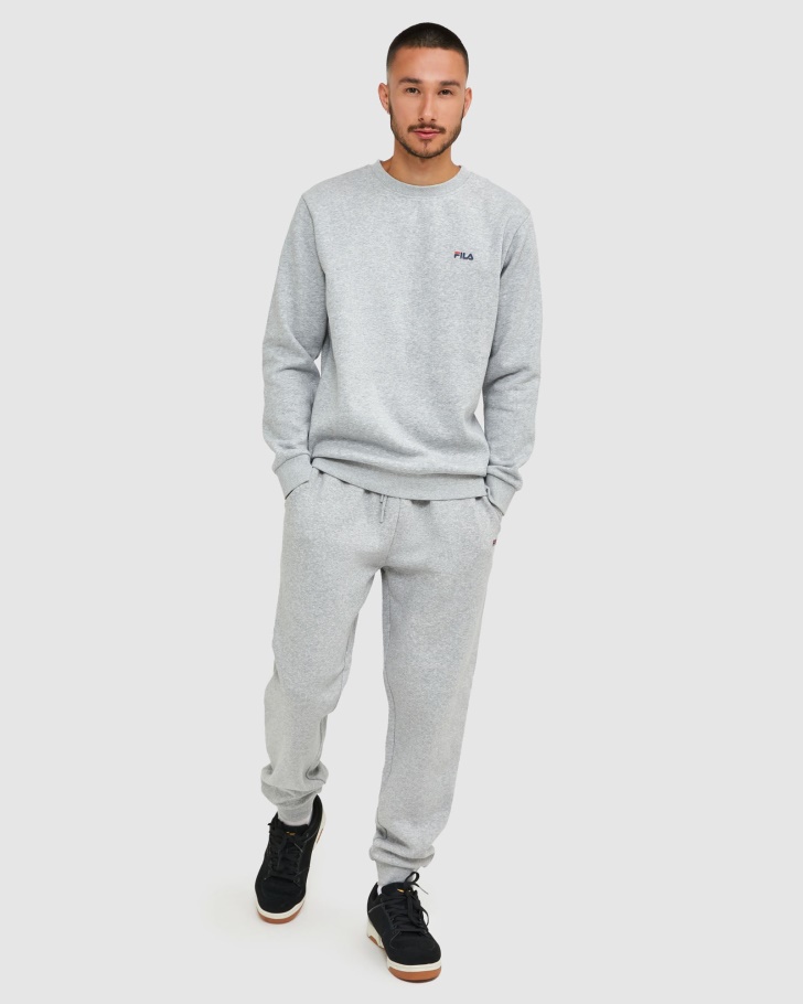 Fila Clássico Unissex Tripulação 2 Prata Marle