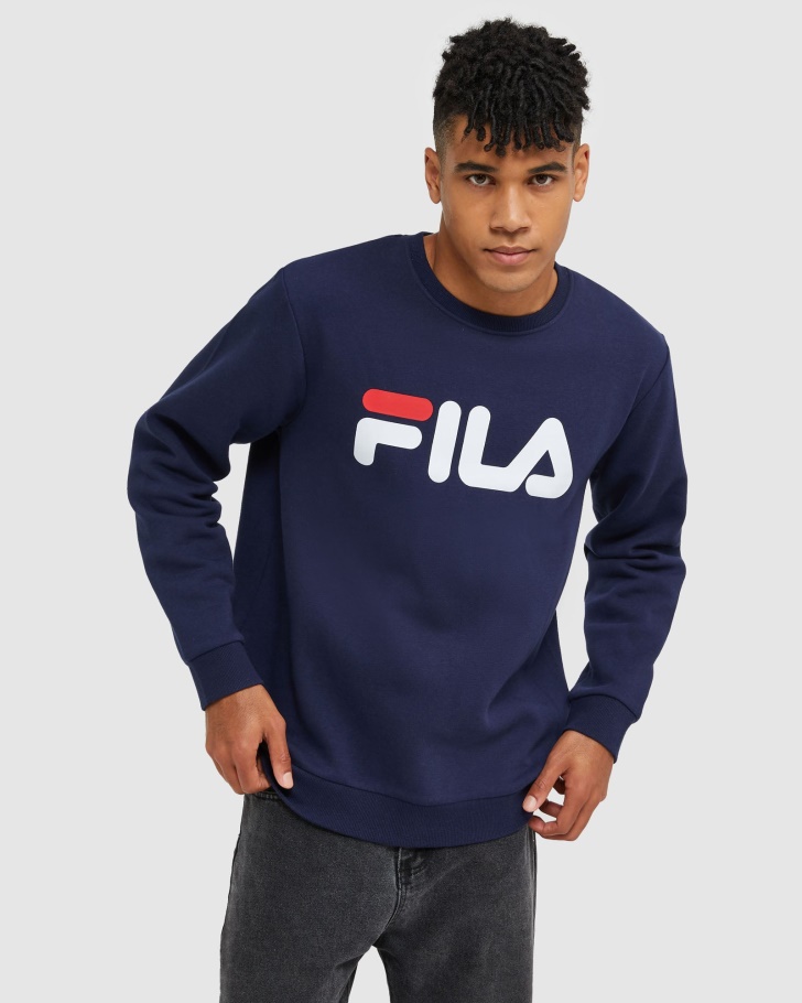 Fila Clássico Unissex Tripulação Nova Marinha