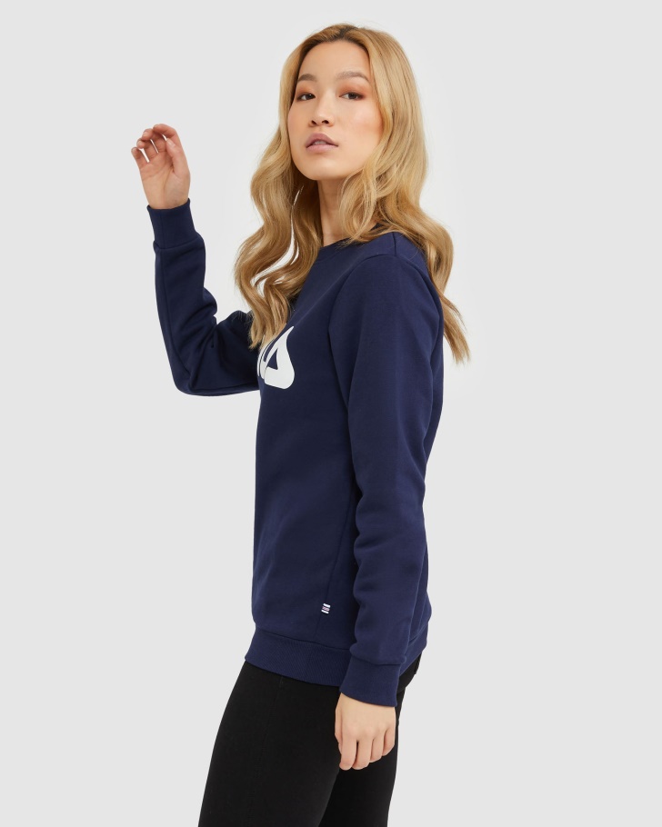 Fila Clássico Unissex Tripulação Nova Marinha