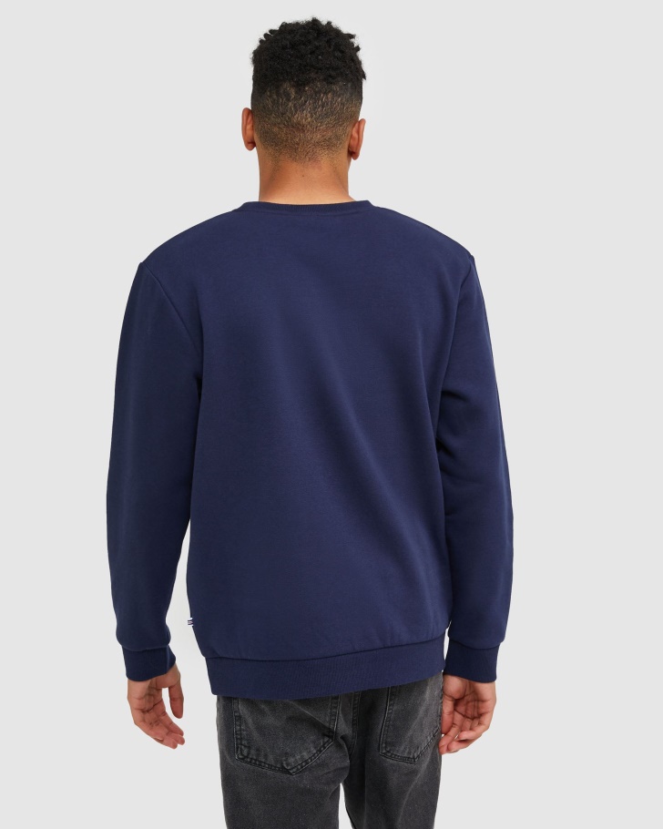 Fila Clássico Unissex Tripulação Nova Marinha