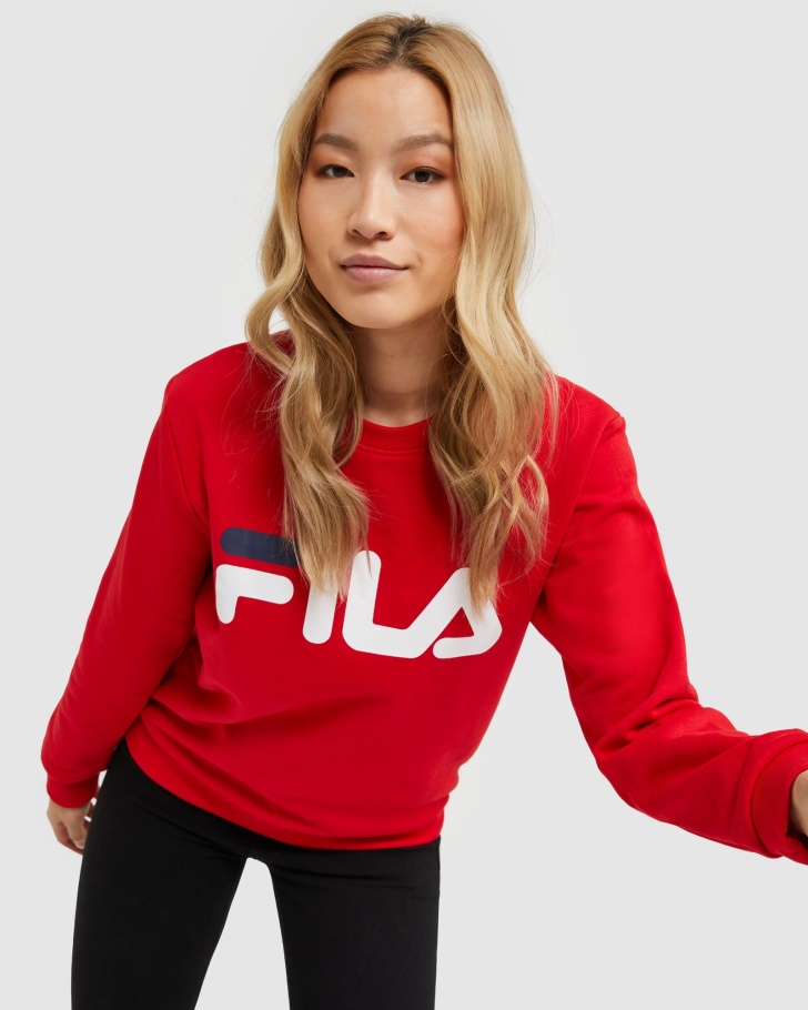 Fila Clássico Unissex Tripulação Vermelho