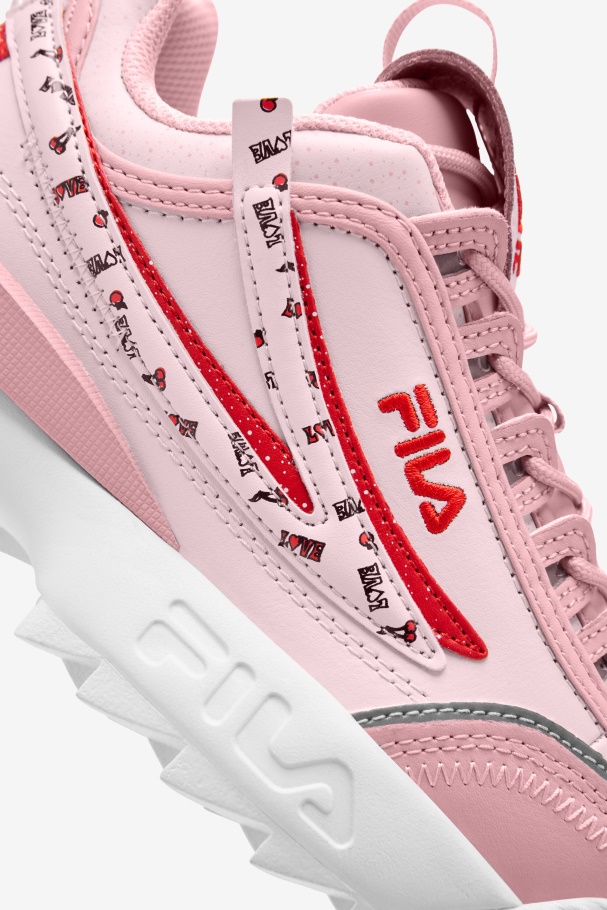 Fila Coral Blush/rosa/branco Disruptor Feminino 2 Exp