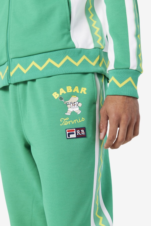 Fila Deep Mint/white Fila X Rb Babar Evertt Jogger