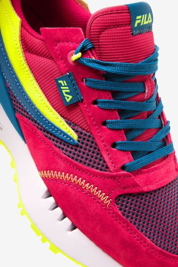 Fila Diva Rosa/mykonos Azul/amarelo Renno N-generation Feminino